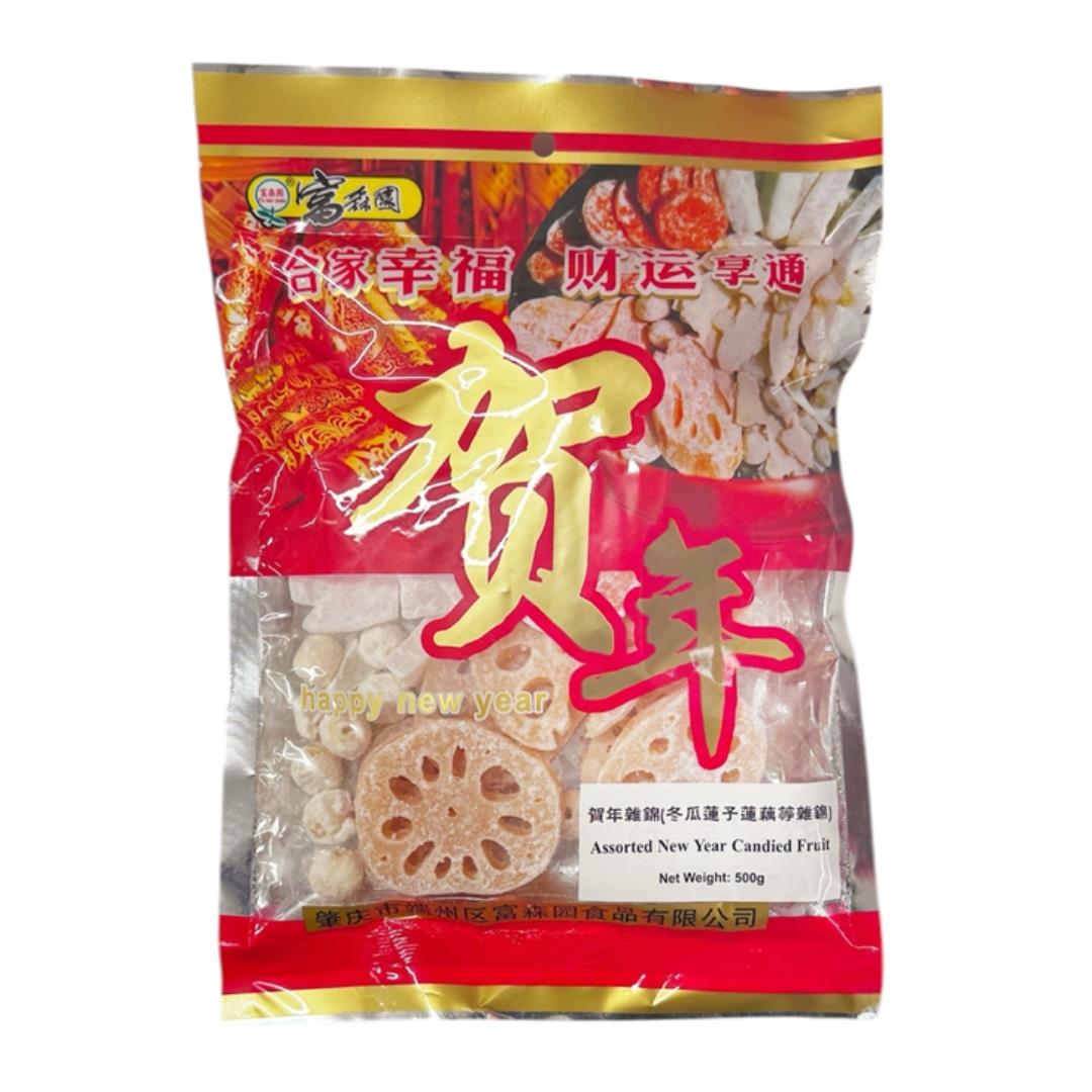 Fu Sen Yuan Assorted New Year Candied Fruit 富森园 贺年杂锦 (冬瓜莲子莲藕等杂锦)