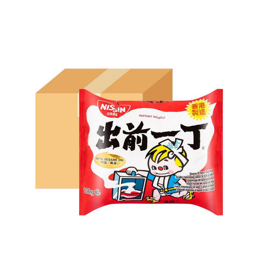 Nissin Sesame Oil Flavour Instant Noodles (Case of 30) 出前一丁 麻油味即食湯麵 (30包)
