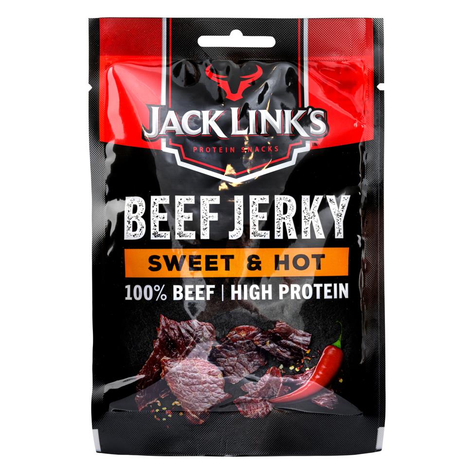 Jack Links Meat Snacks Beef Jerky (Sweet & Hot)