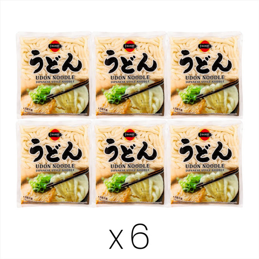 J-basket Udon Noodle (Japanese Style Noodle) うどん (Bundle of 6)