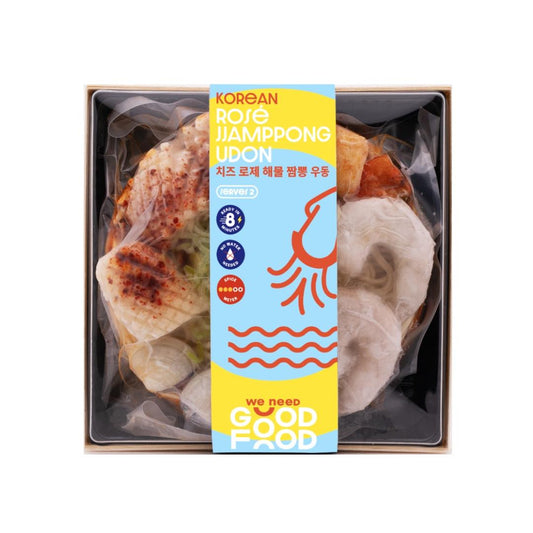 We Need Good Food Korean Rosé Jjamppong Udon 韓式芝士辣醬海鮮烏冬