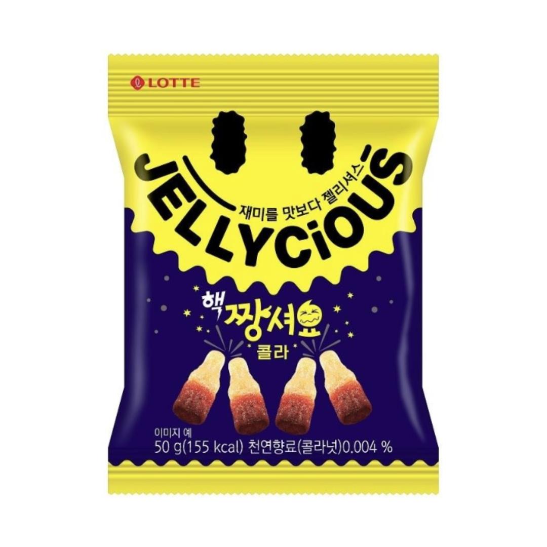 Lotte Jellycious Sour Cola Candy 롯데 젤리셔스 짱셔요 콜라