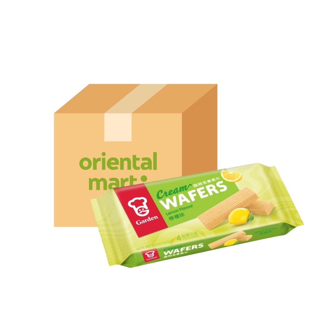 Garden Cream Wafers (Lemon Flavour) (Case of 12) 嘉頓 忌廉威化 (檸檬味) (12包)