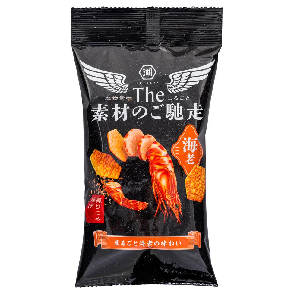 湖池屋Slim Bag素材のご馳走虾味零食