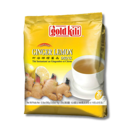 Gold Kili Instant Ginger Lemon Drink 金麒麟 即溶檸檬薑晶