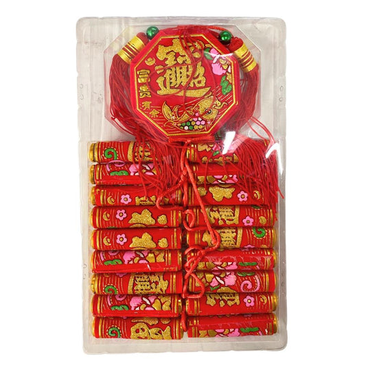 Lunar New Year Fire Cracker Wall Hanging Decoration 鞭炮掛飾